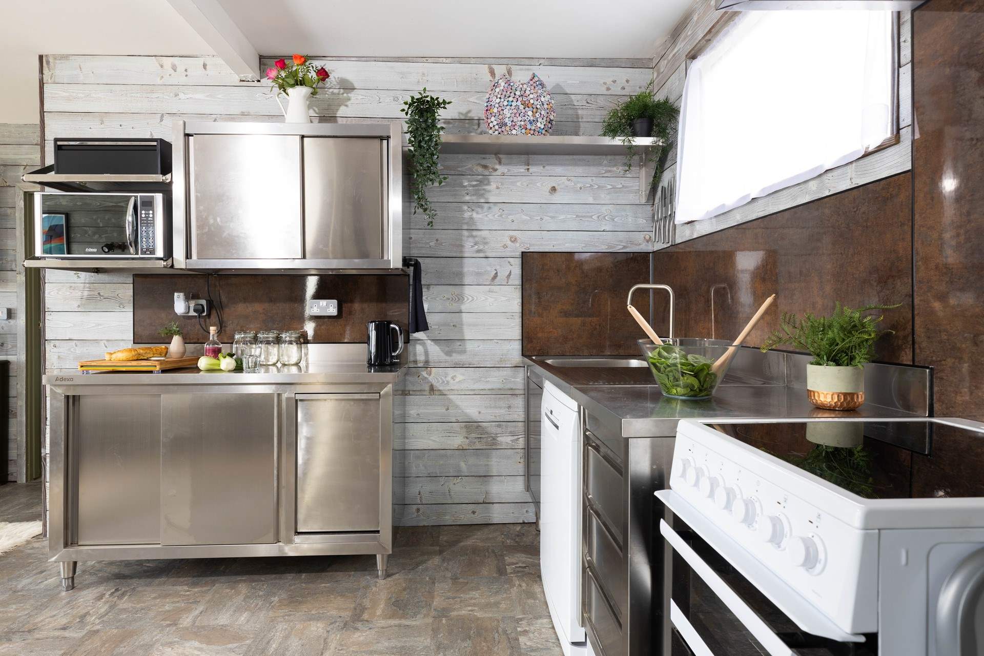 The kitchen is beautifully appointed with everything you need to fuel your beach days.