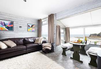 The innovative interior decor is fresh, new and unique.