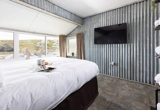 The main bedroom has the most astounding views.