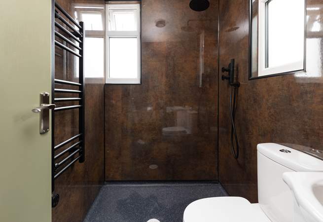 Bedroom 2 has a spacious wet-room and heated towel rail.