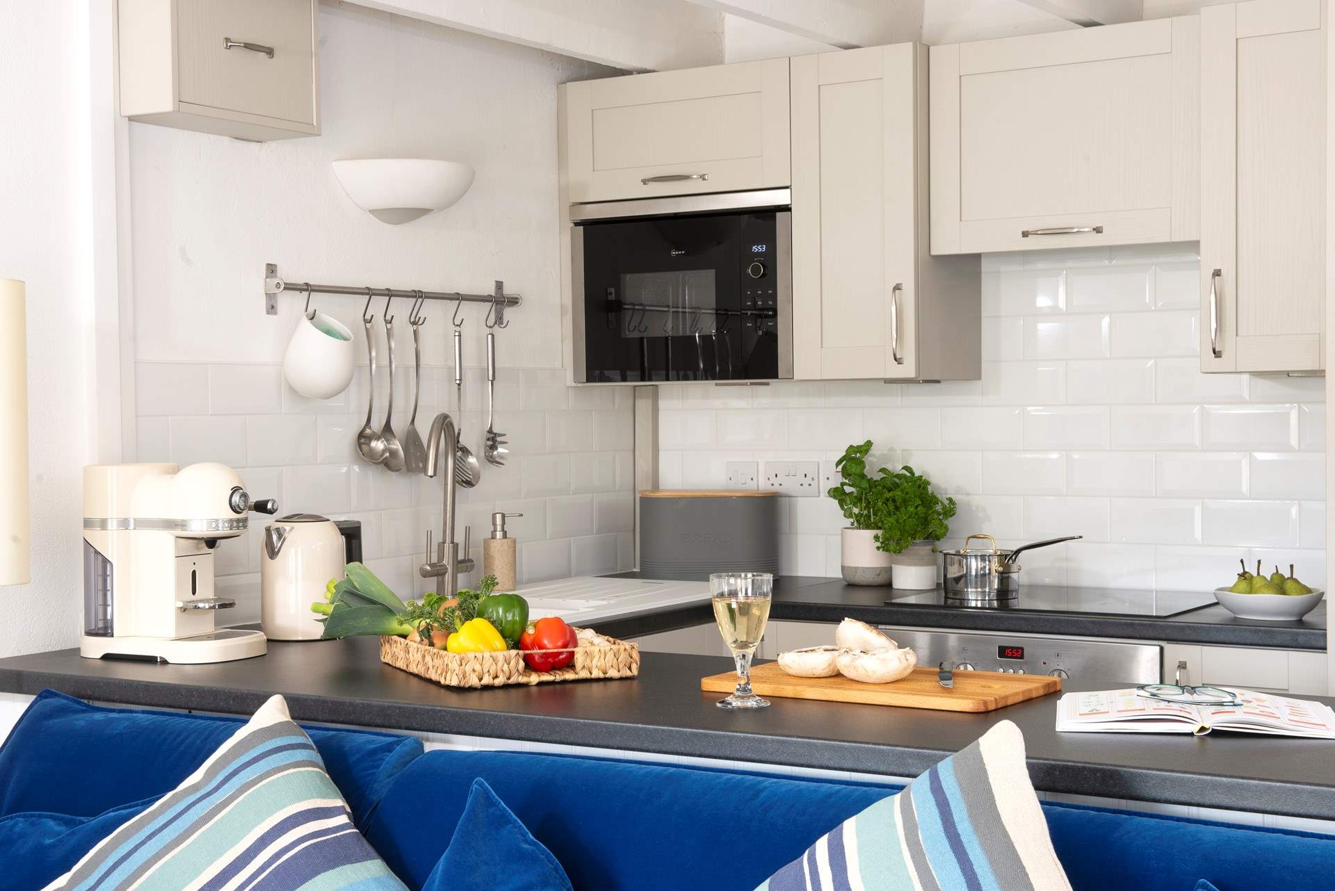 The kitchen is well-equipped and has all you need to rustle up a feast.