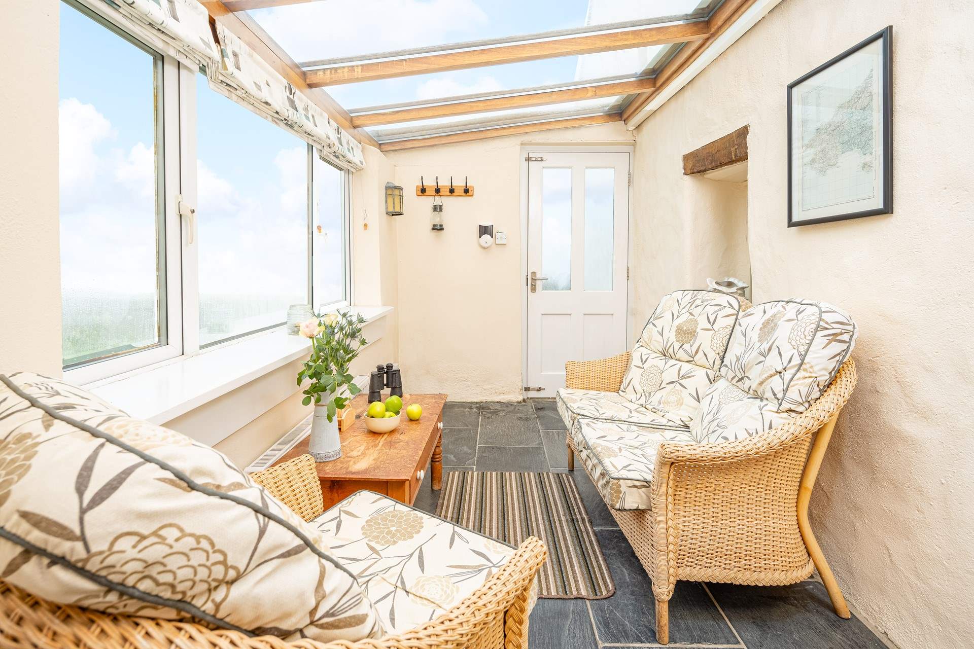 Come rain or shine, a delightful place to relax and take in the splendid surroundings. 