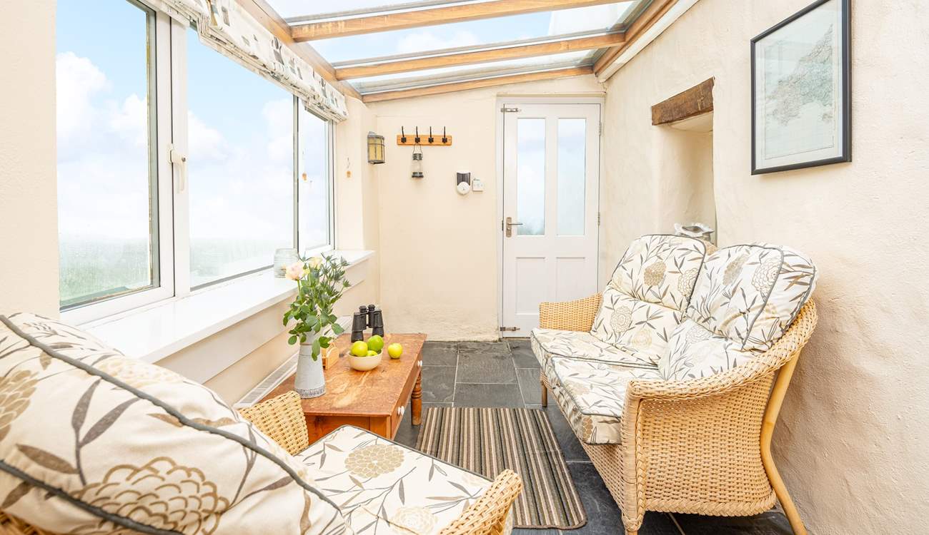 Come rain or shine, a delightful place to relax and take in the splendid surroundings. 