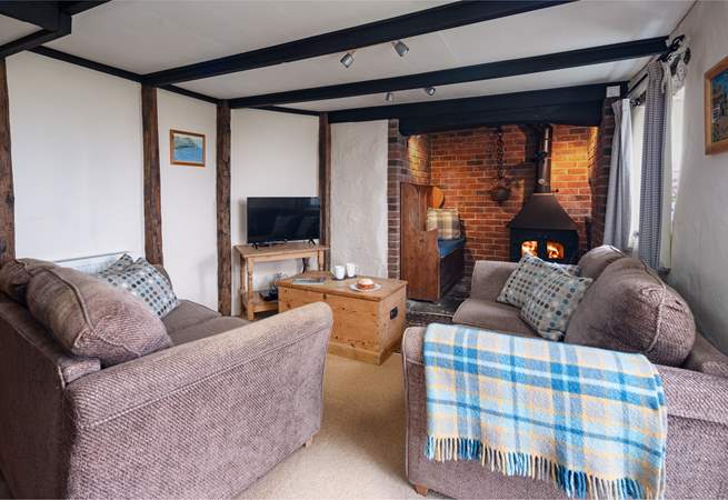 Relax in the warming glow. 