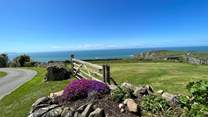 Take in the spellbinding view as you arrive. 