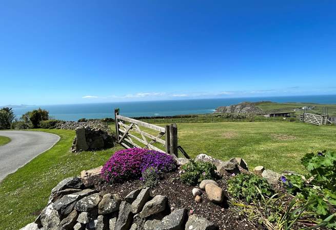 Take in the spellbinding view as you arrive. 