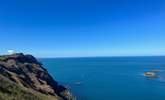 Crystal blue sea and dramatic cliffs of Strumble Head - Thumbnail Image