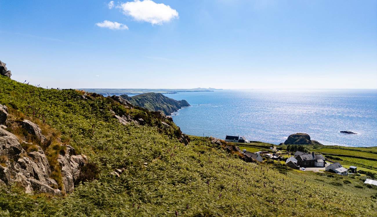Nestling in a  spectacular, cliff top location. 