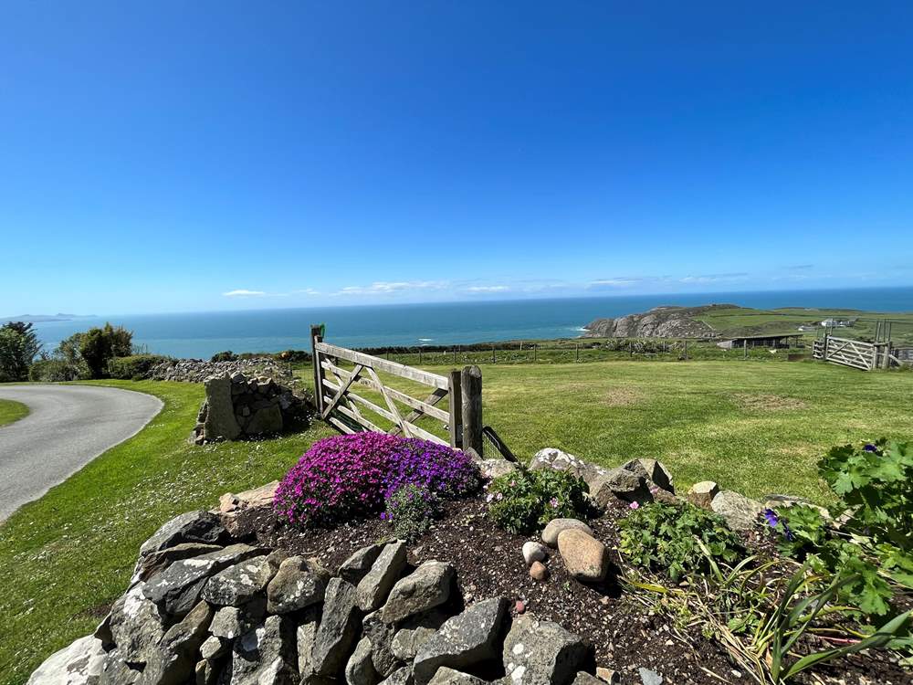 Take in the never ending sea and blue skies.