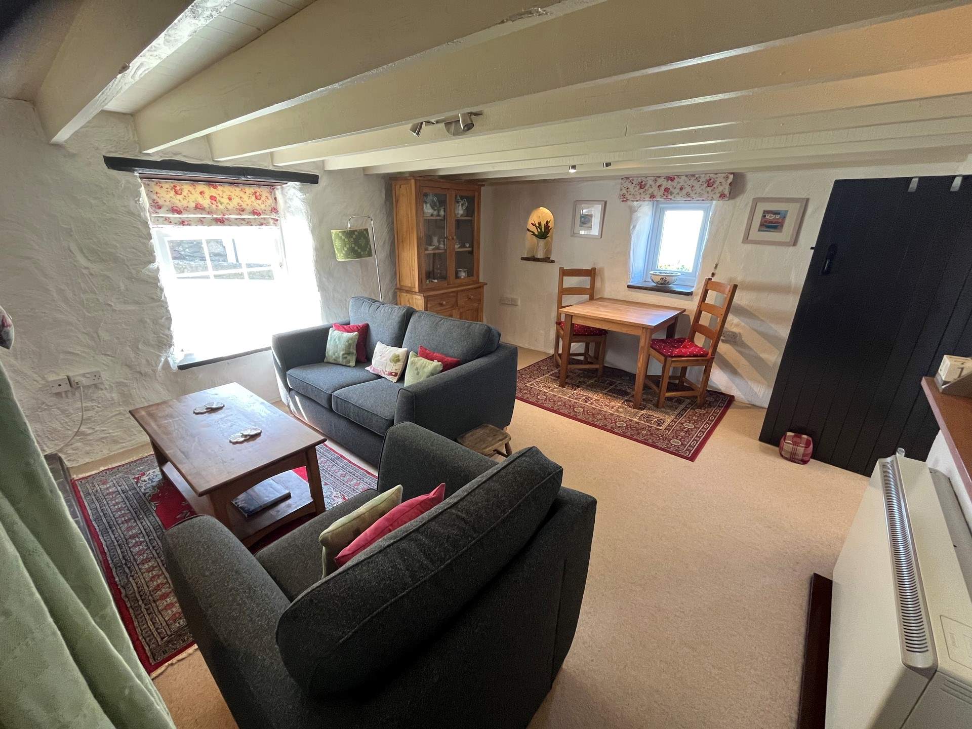 Heavenly interiors in this dreamy cottage. 