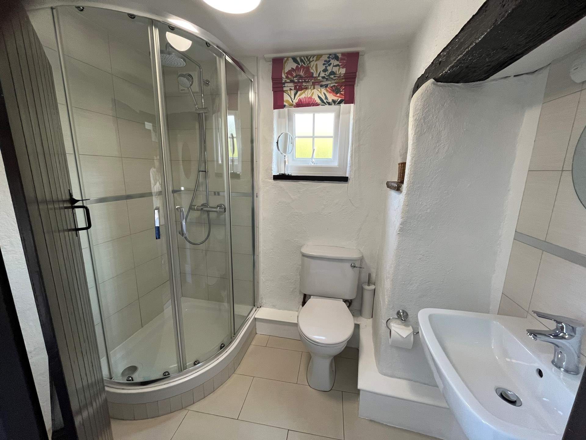 After  a wild water swim take a soothing hot shower. 