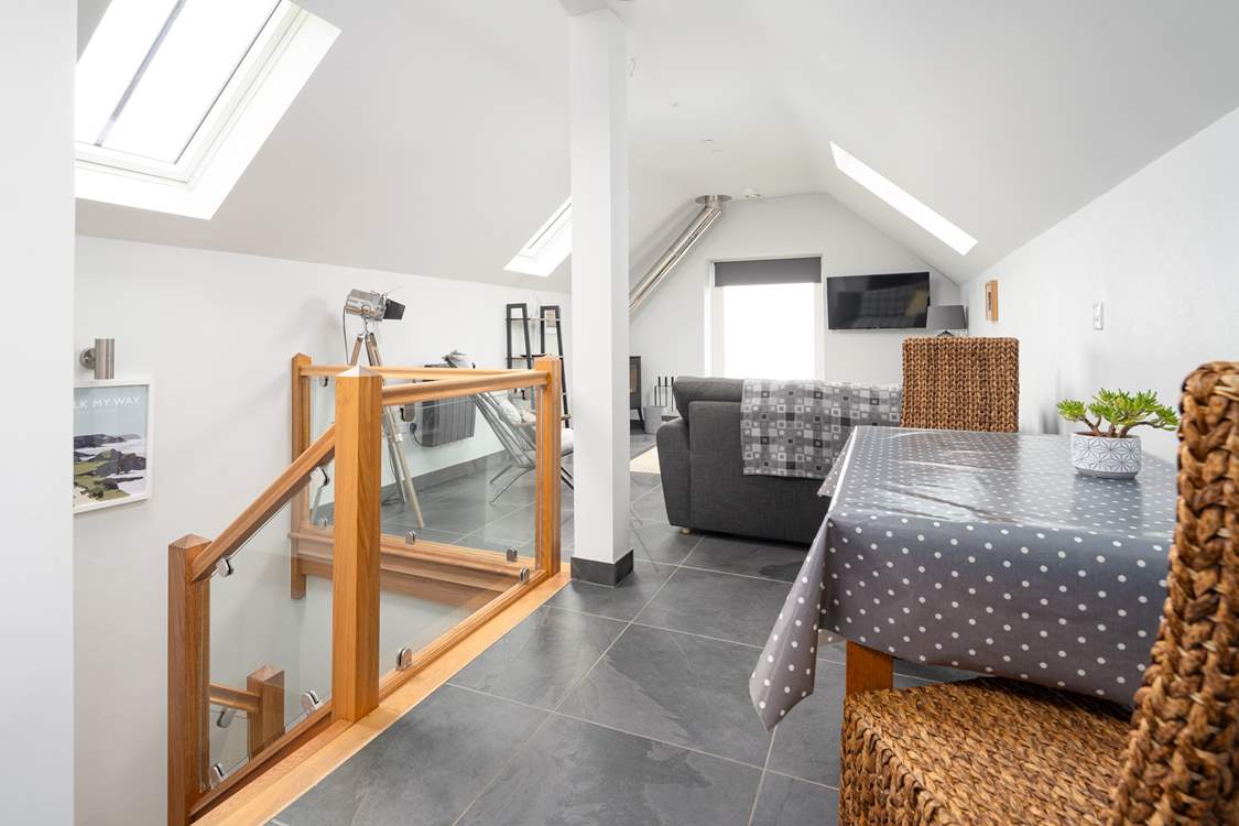 Table for two with a view.