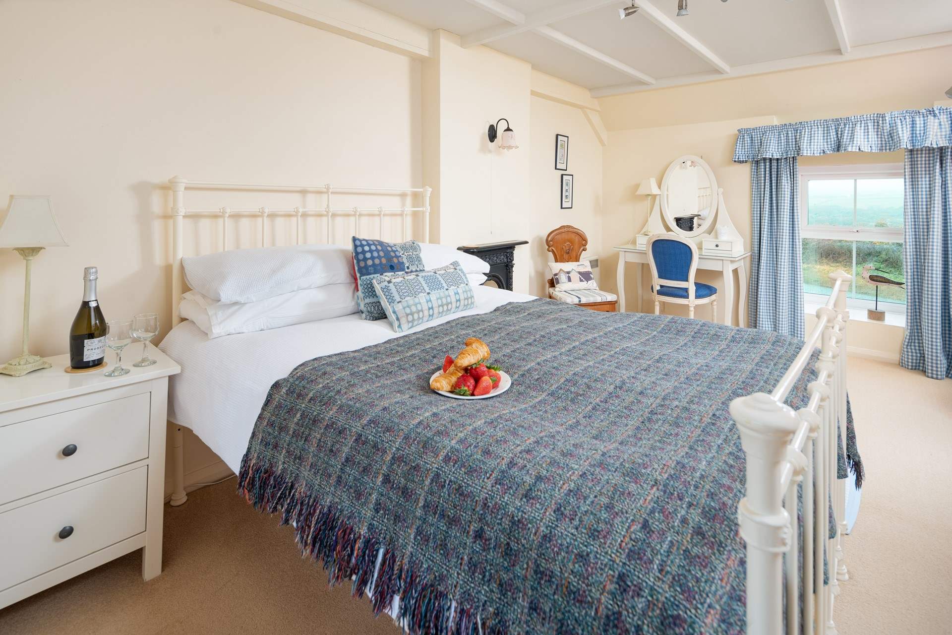 A good night's sleep is promised in this peaceful retreat. 