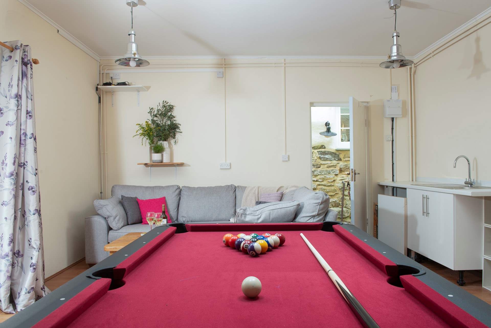 The games-room is great fun for all ages. 