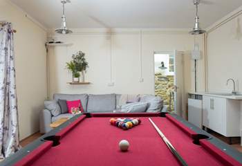 The games-room is great fun for all ages. 