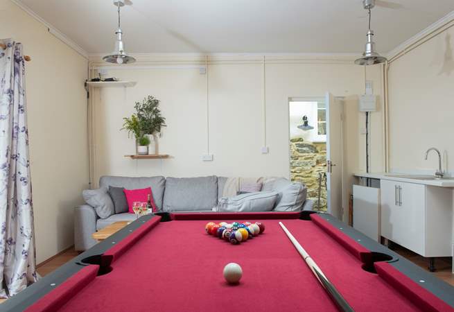 The games-room is great fun for all ages. 