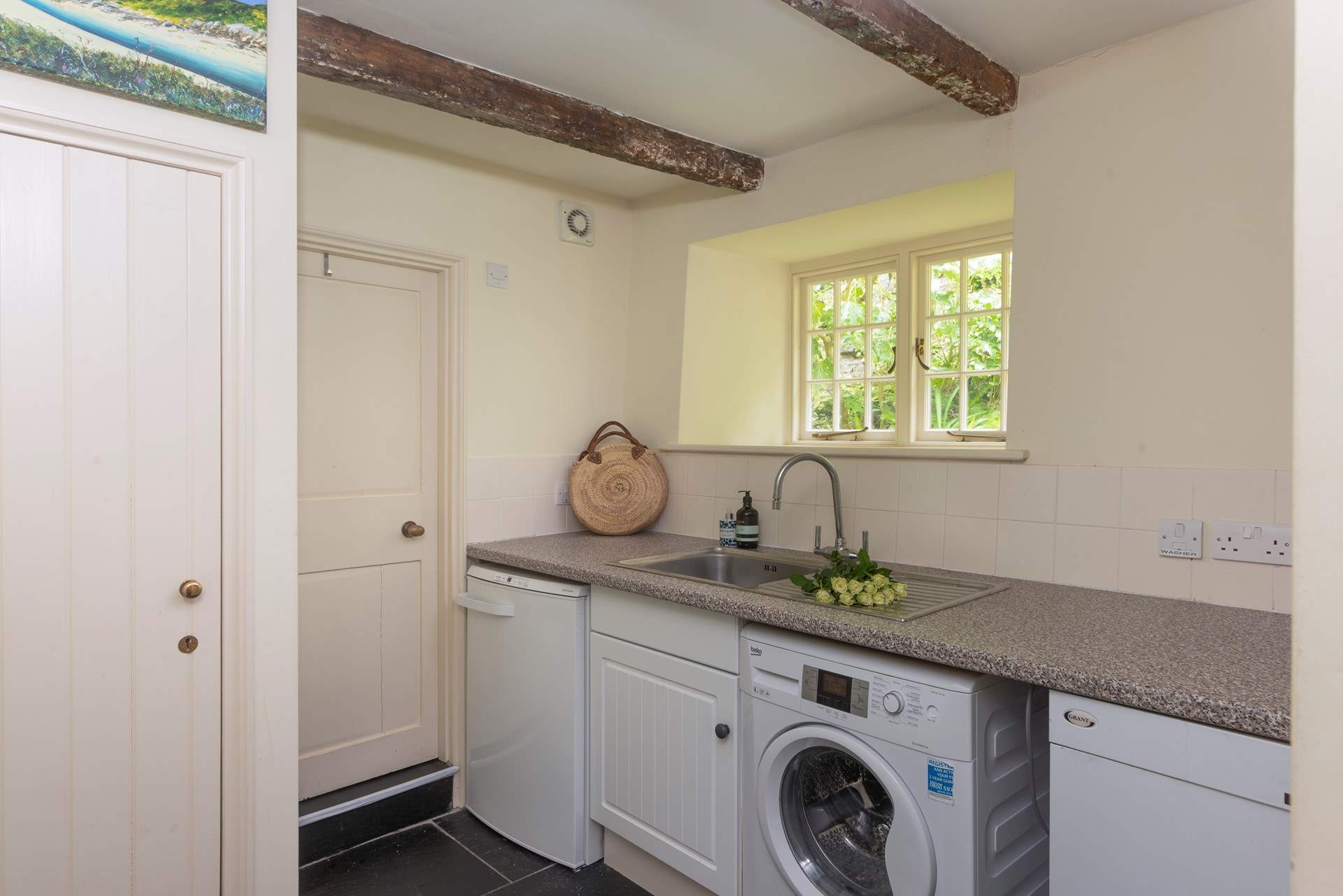 The handy utility-room leads through to the ground floor shower-room.