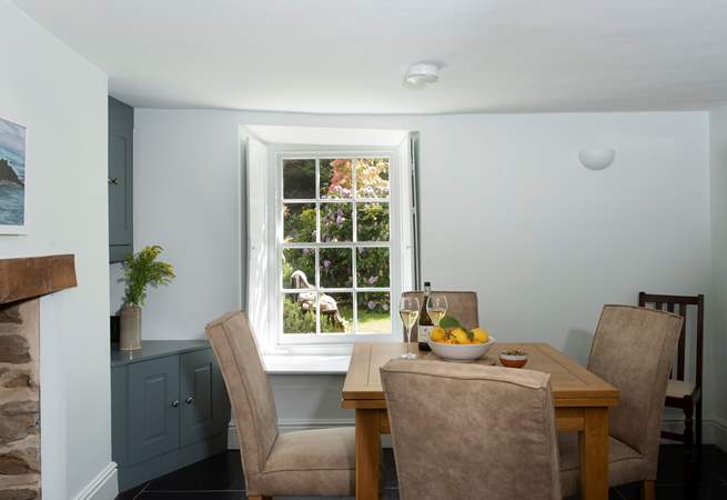 Enjoy watching the cottage's resident wren hopping about the garden. 