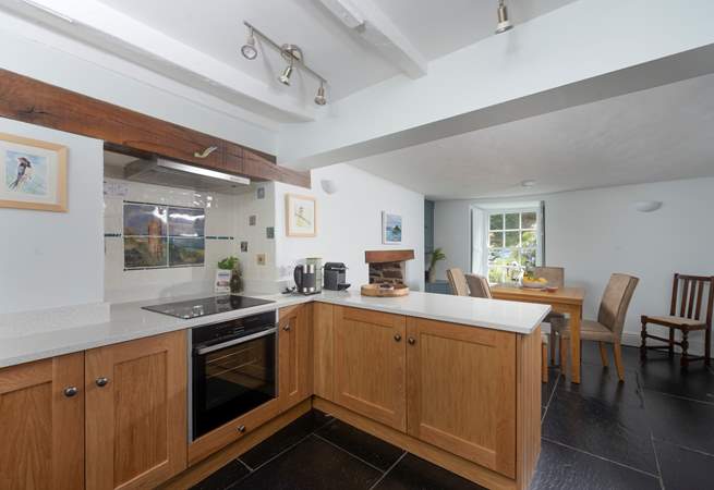 The kitchen/diner is a wonderful place to spend time together. 