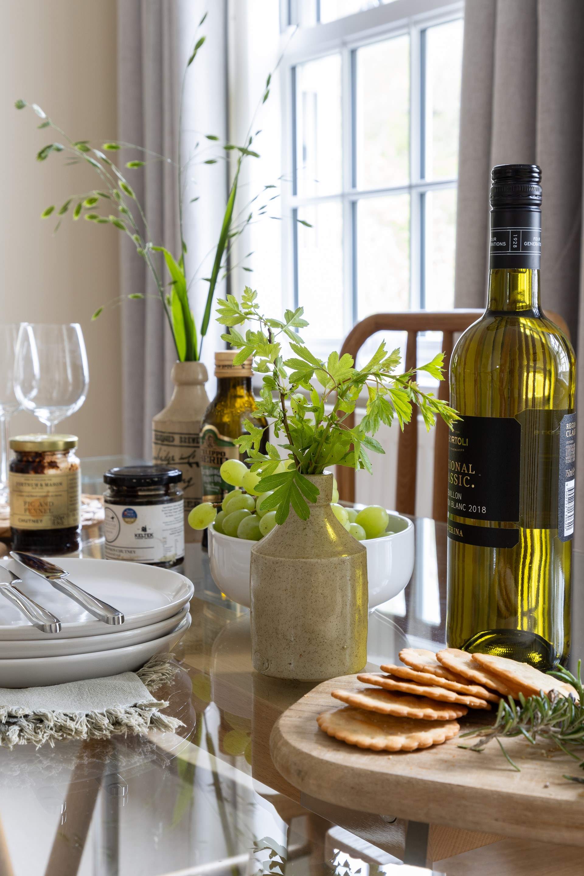 Set the table and dine in style.