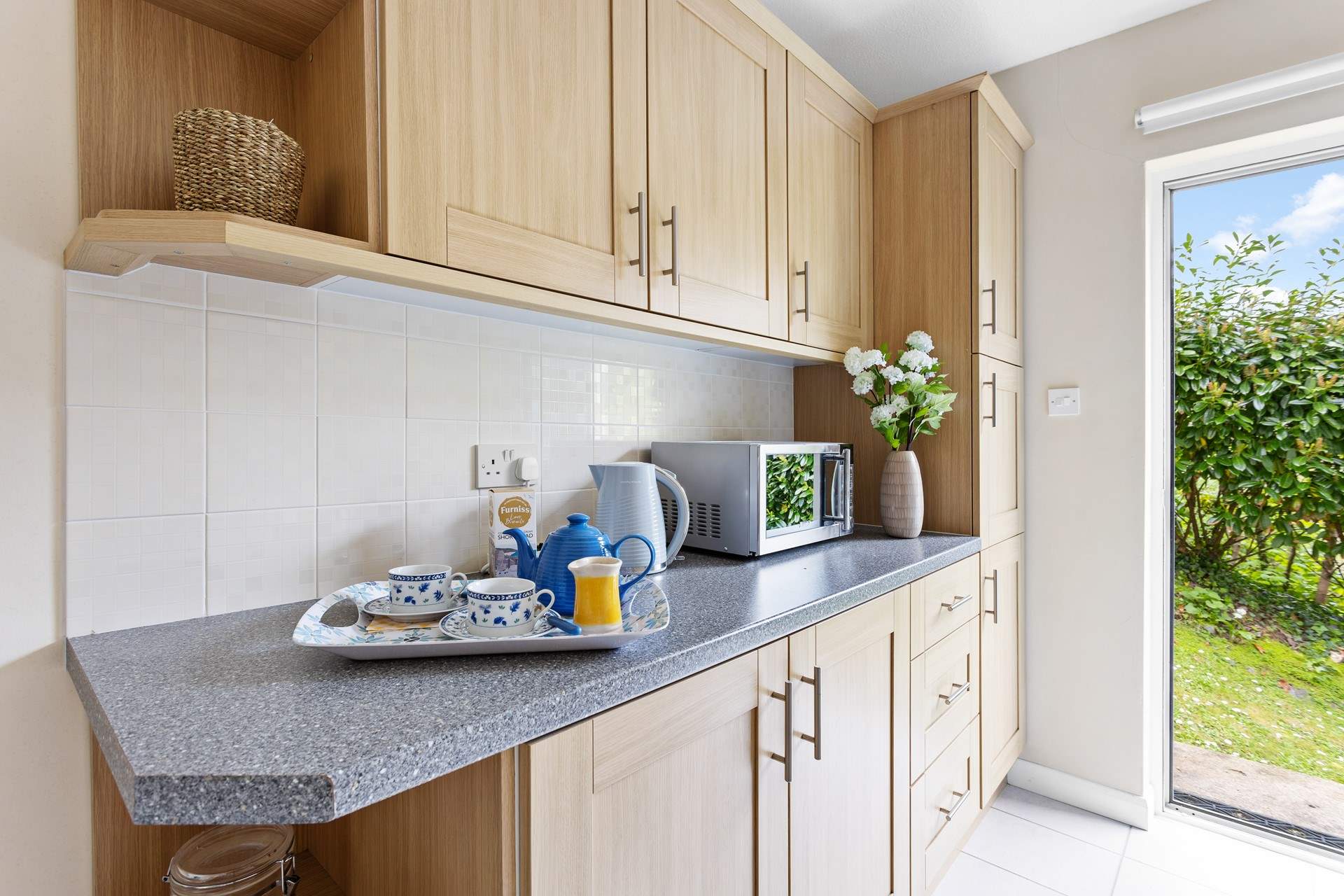 There's a useful utility-room on the ground floor from which you can access the garden.