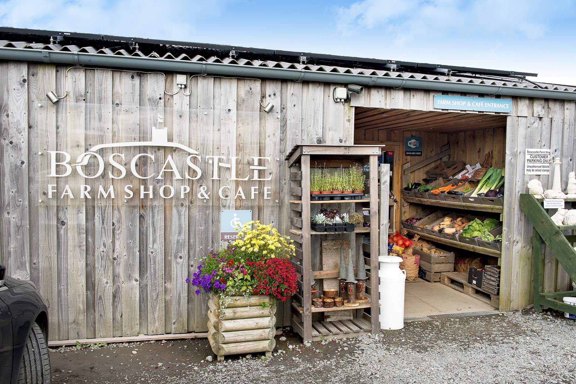 Pick up some fresh provisions at the local farm shop and indulge in the wonderful treats served up in the cafe.