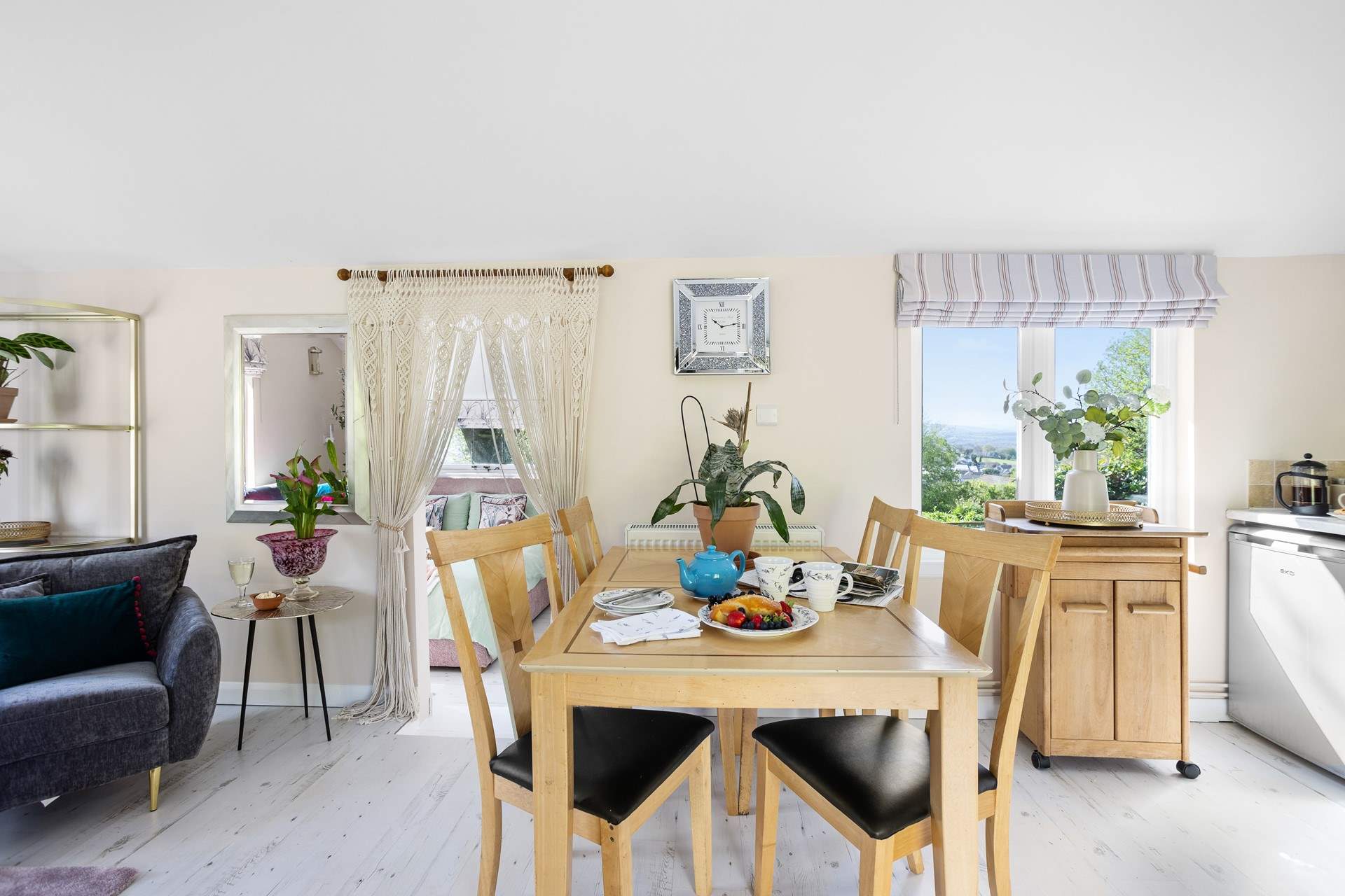 The perfect spot to enjoy high tea after a lovely morning walk.