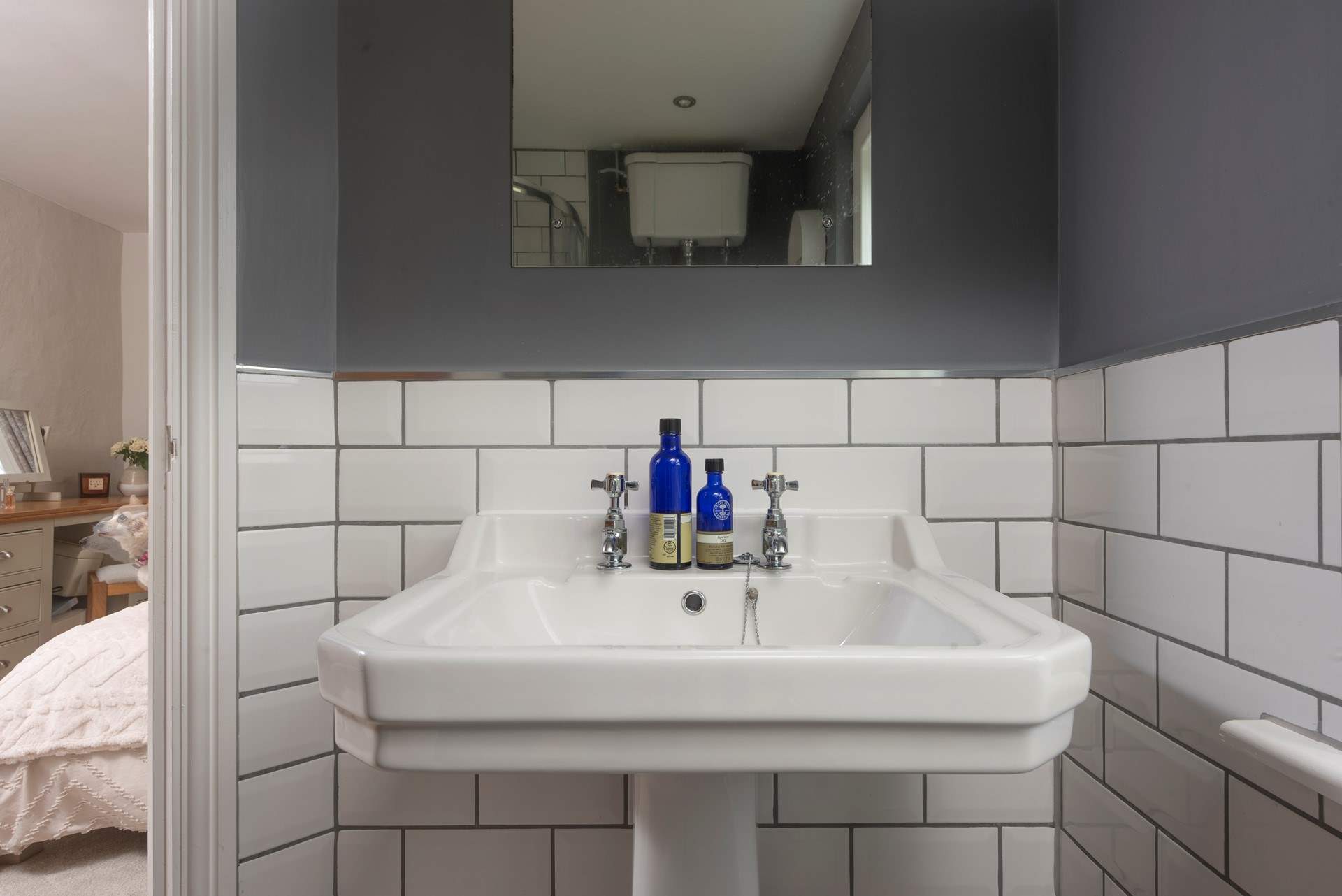 The en suite to bedroom 3, where tradition blends effortlessly with modern style. 