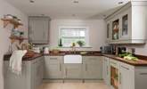 The dreamy kitchen is both stylish and practical. - Thumbnail Image