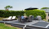 The private sun deck is the perfect place for relaxing on your holidays. - Thumbnail Image