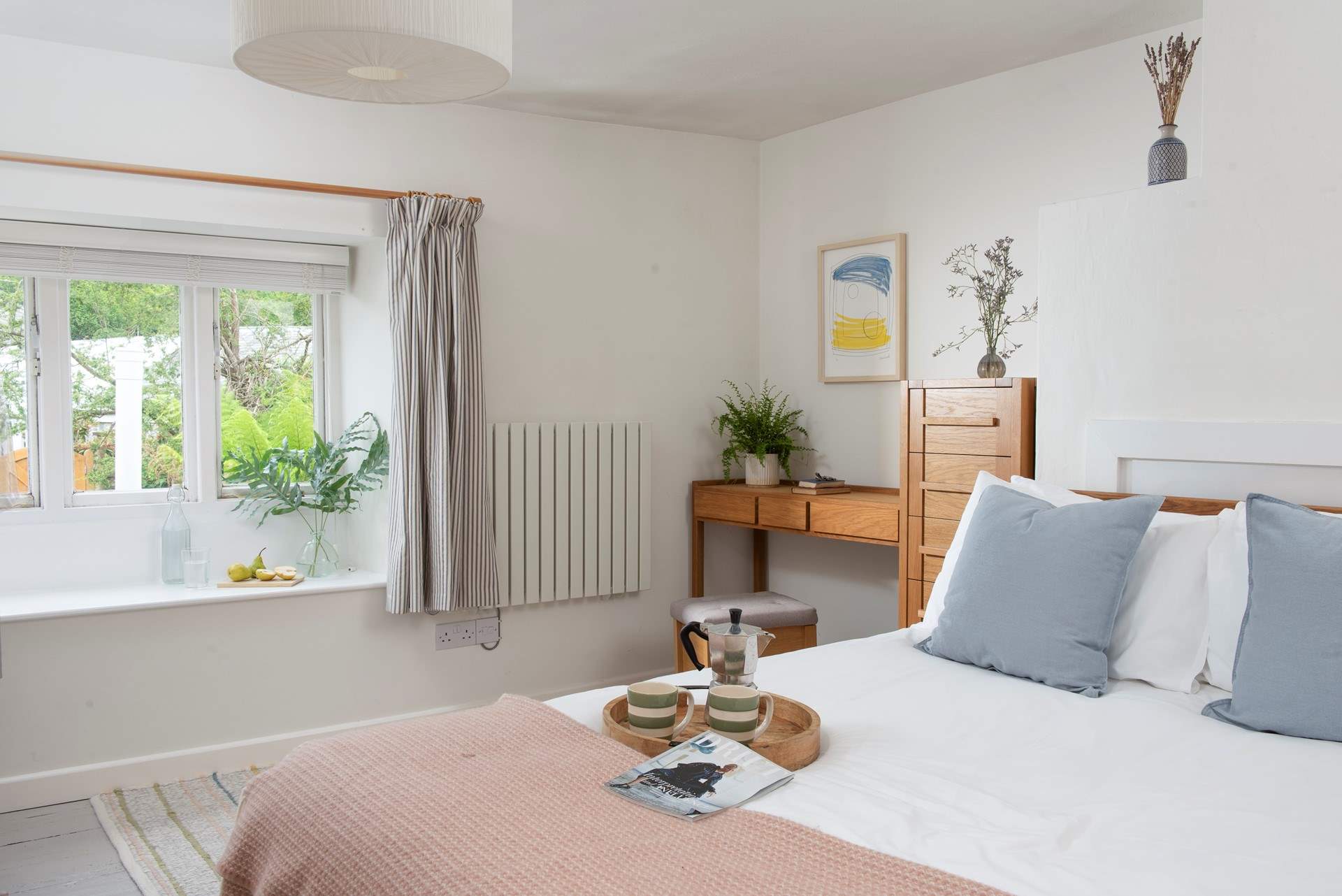 Bedroom 1 has lovely touches throughout. 