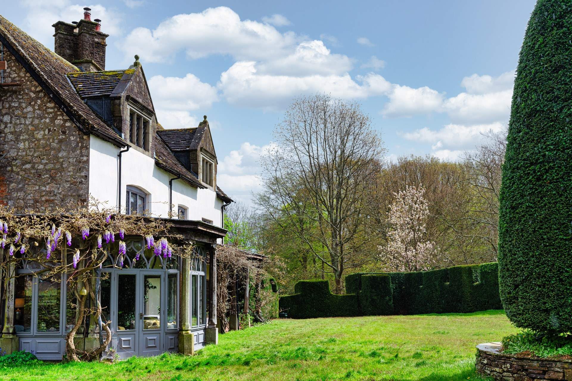 Take time out in the Orangery. 