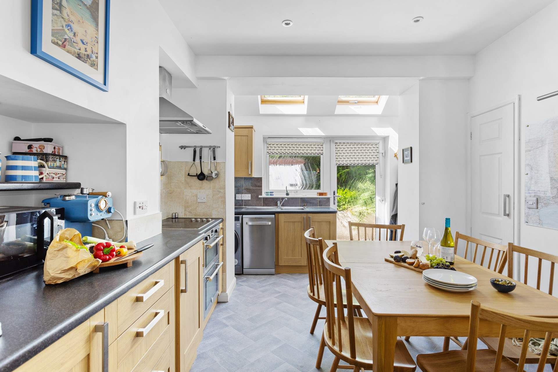 The kitchen/dining-room will be the heart of your holiday home.