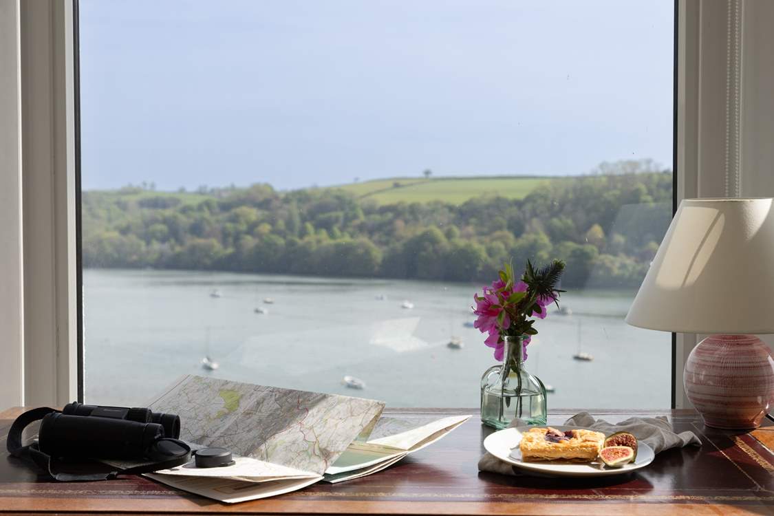 The view across the water to the woodlands and pastures beyond is quite special.