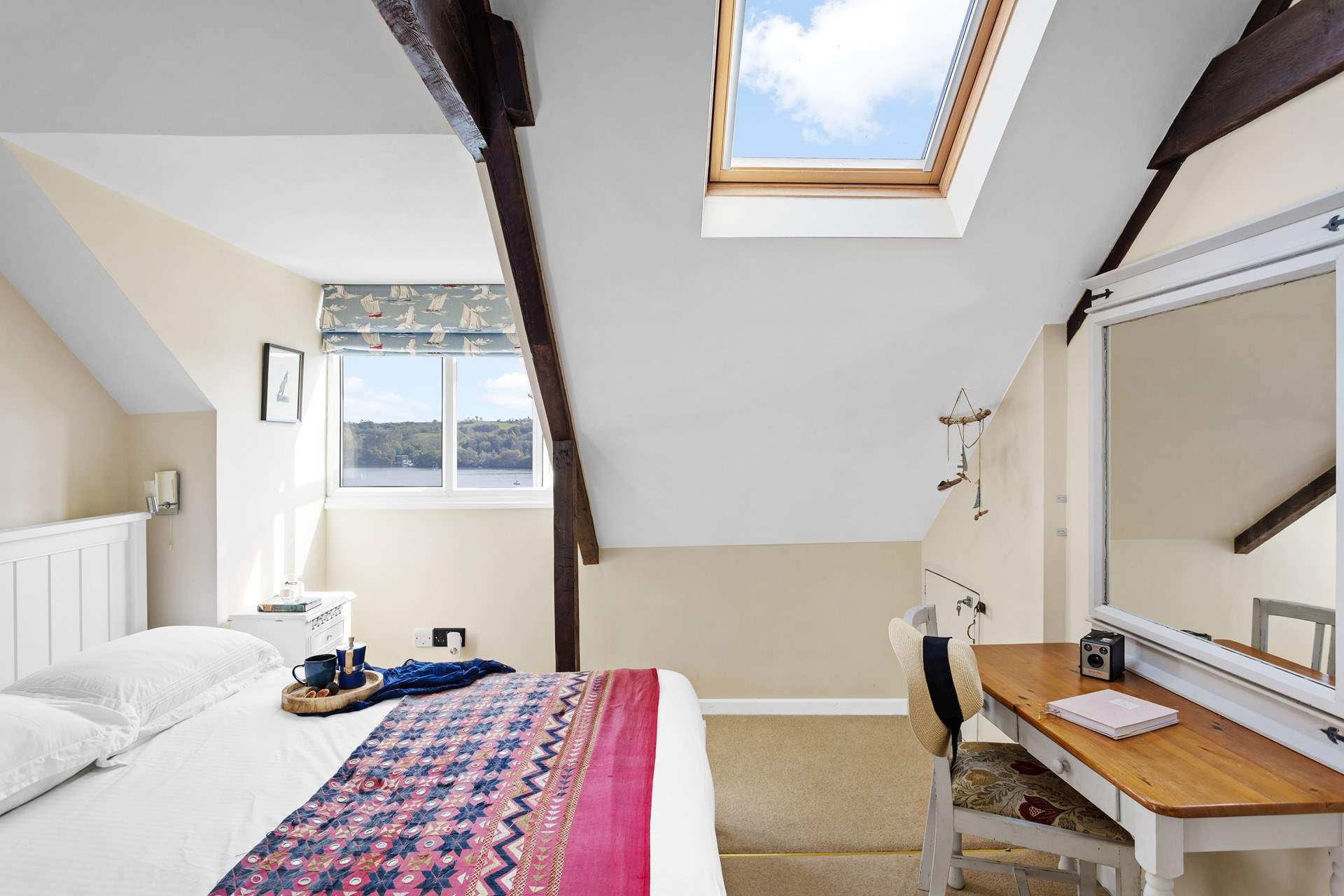 From the second floor bedroom more of those wonderful views.