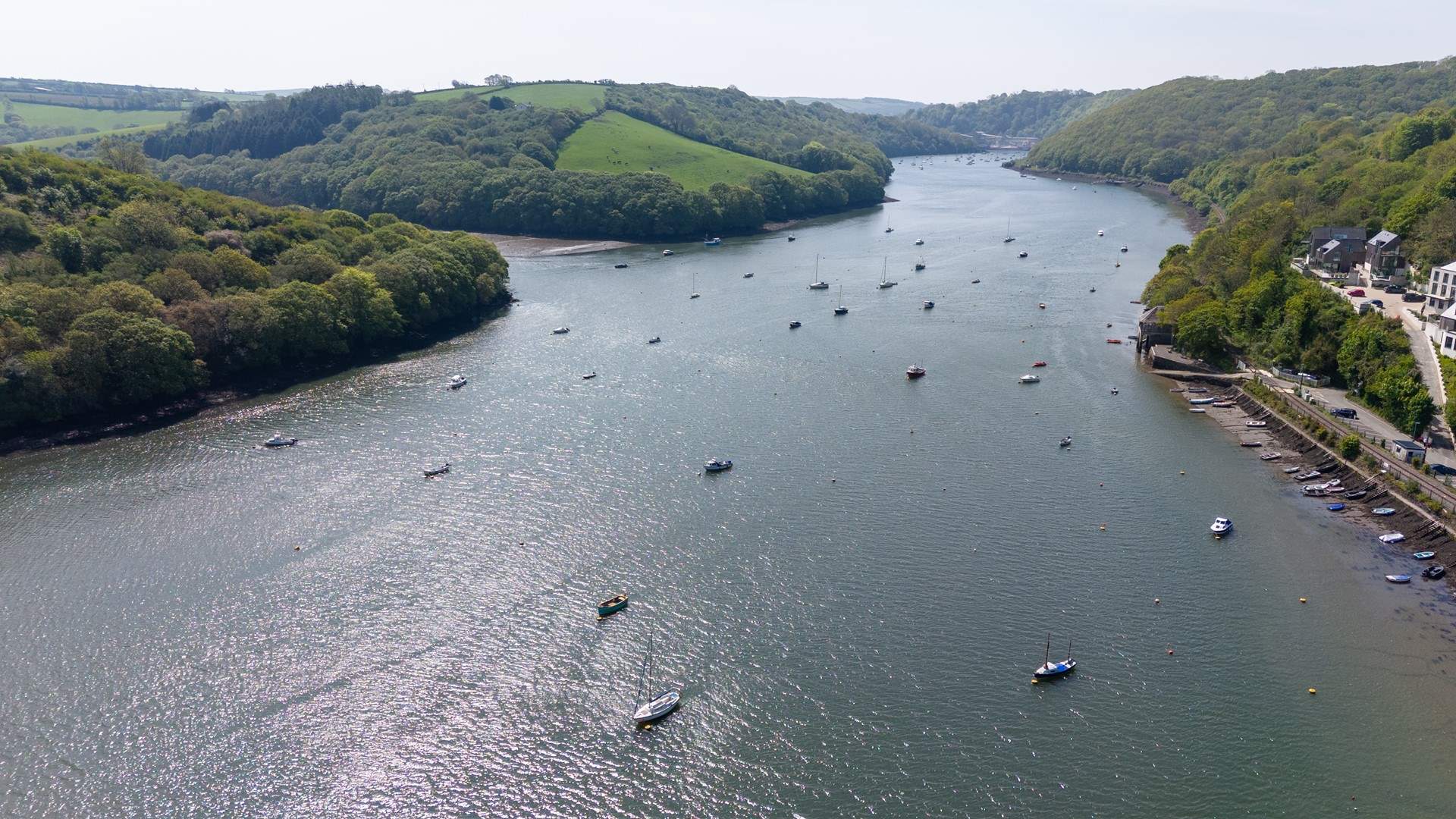 At River View Terrace you can watch the comings and goings along the water. 