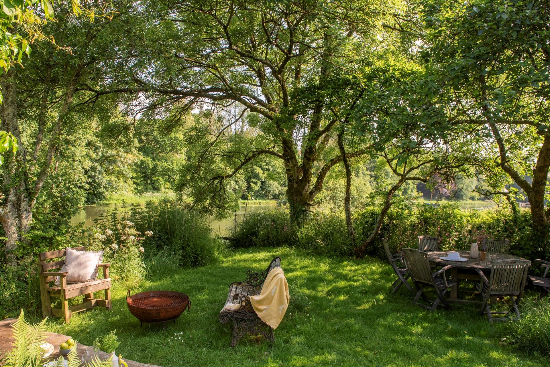 You are sure to while away many an hour in the garden, soaking in the setting.