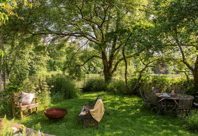 You are sure to while away many an hour in the garden, soaking in the setting.