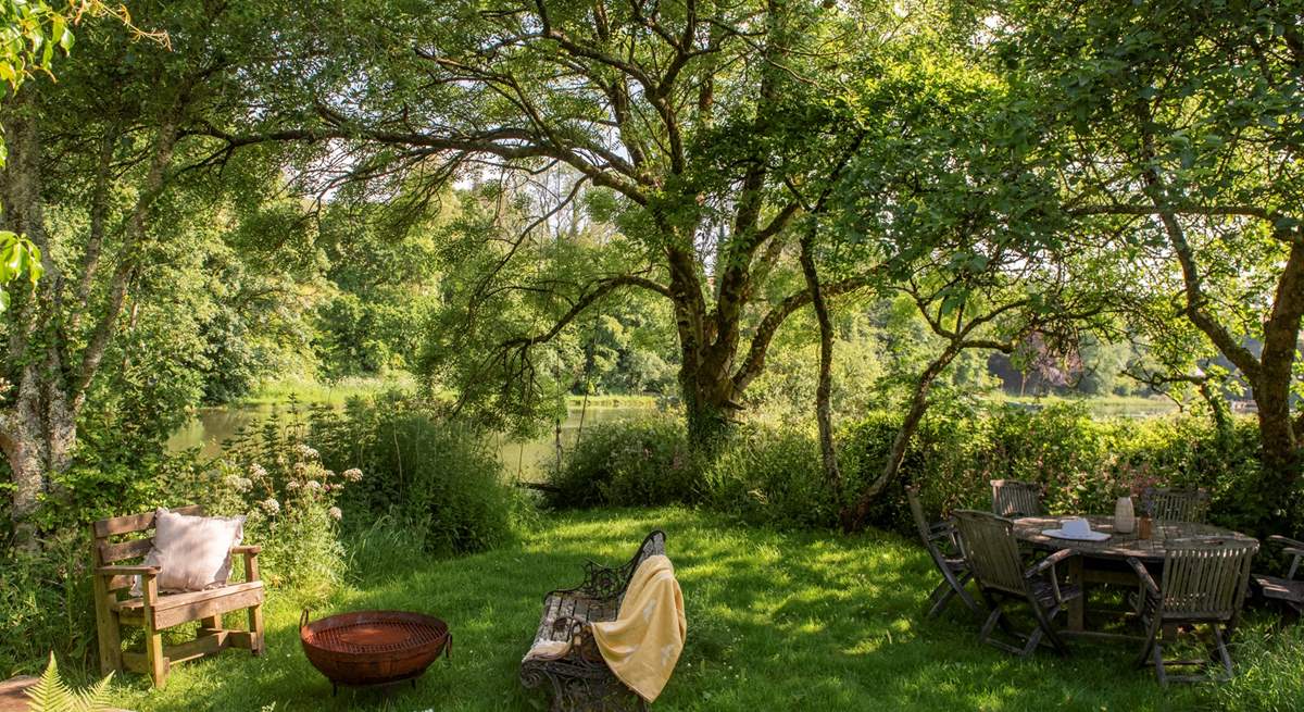 You are sure to while away many an hour in the garden, soaking in the setting.