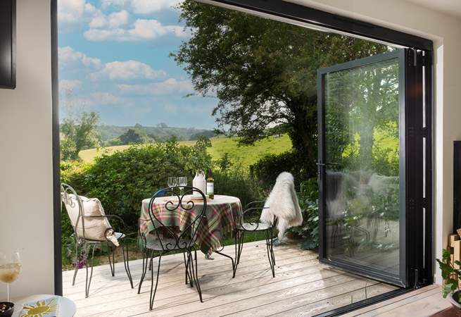 It's a picture perfect view, and at times there will be livestock in the neighbouring fields to add to the view.