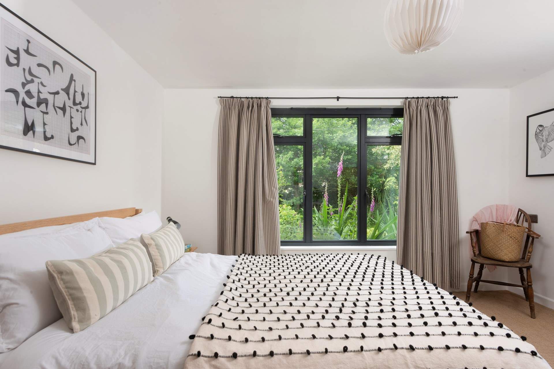 Views of the garden from the bedroom window, what a wonderful sight to wake up to.