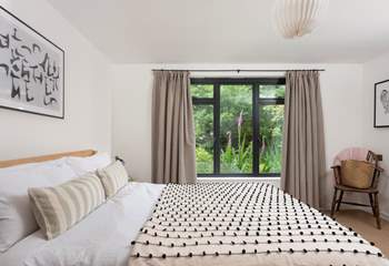 Views of the garden from the bedroom window, what a wonderful sight to wake up to.