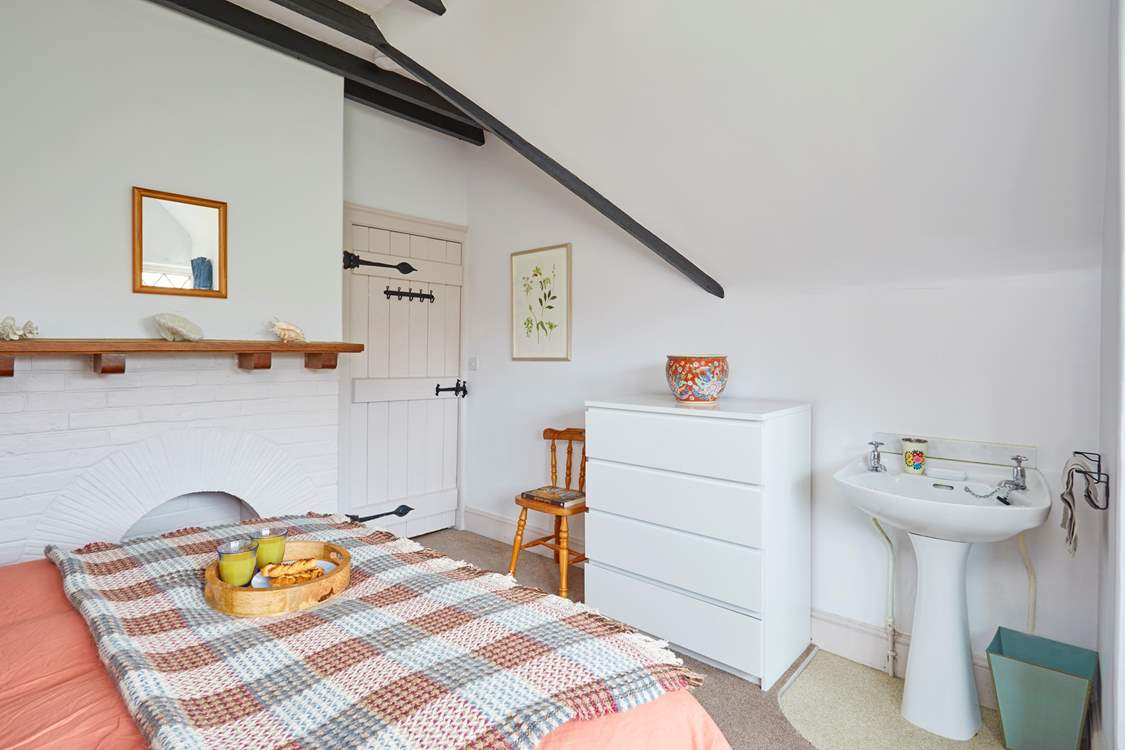 Bedroom 4 is another wonderful king-size 'zip and link' bed that can be made up as twin beds. This room looks over the rear garden.