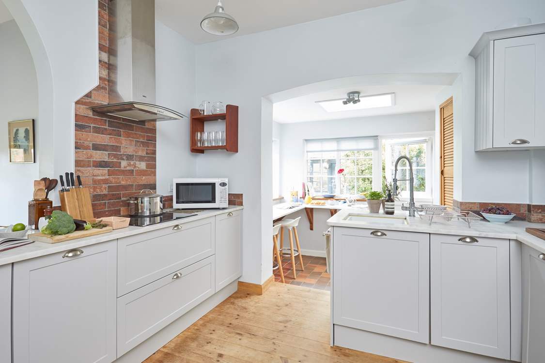 There is lots of space to cook up a storm in the well appointed kitchen.