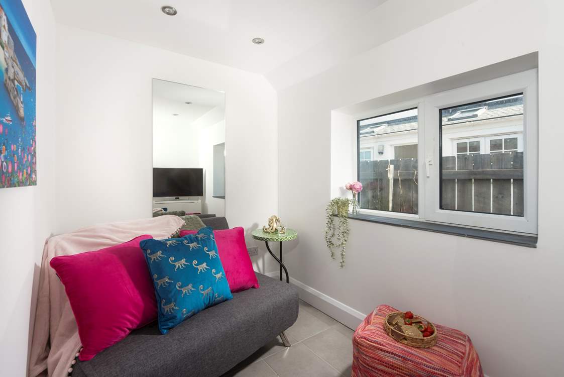 The snug is the perfect retreat for children.
