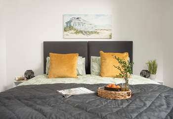 The second bedroom can be configured as a king-size bed or twins. 