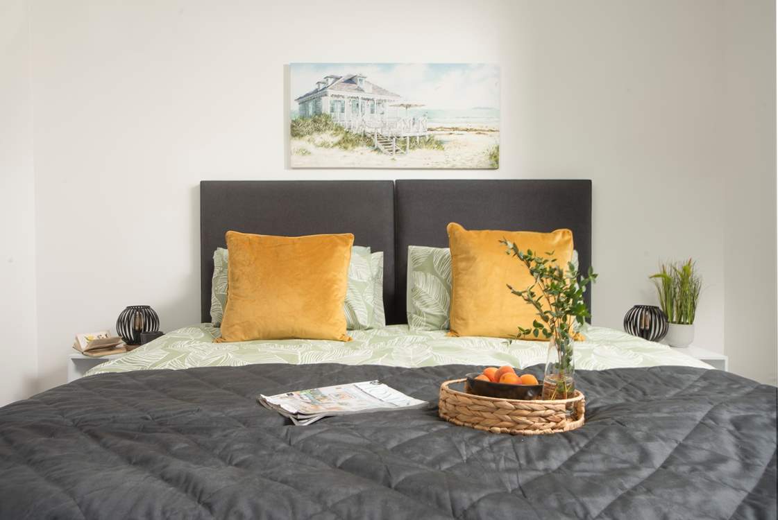 The second bedroom can be configured as a king-size bed or twins.