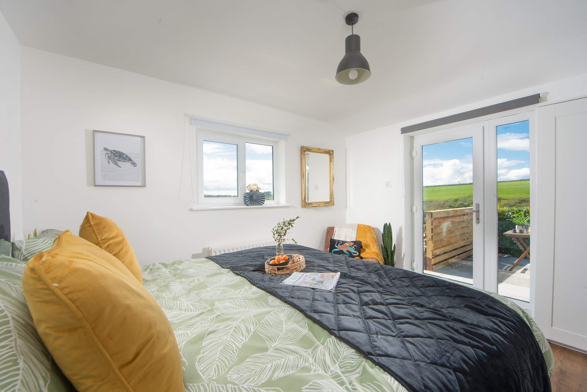 Green fields and blue skies.....what a view!