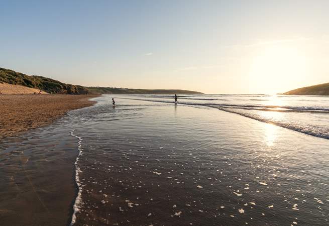 The north coast is renowned for glorious sunsets.