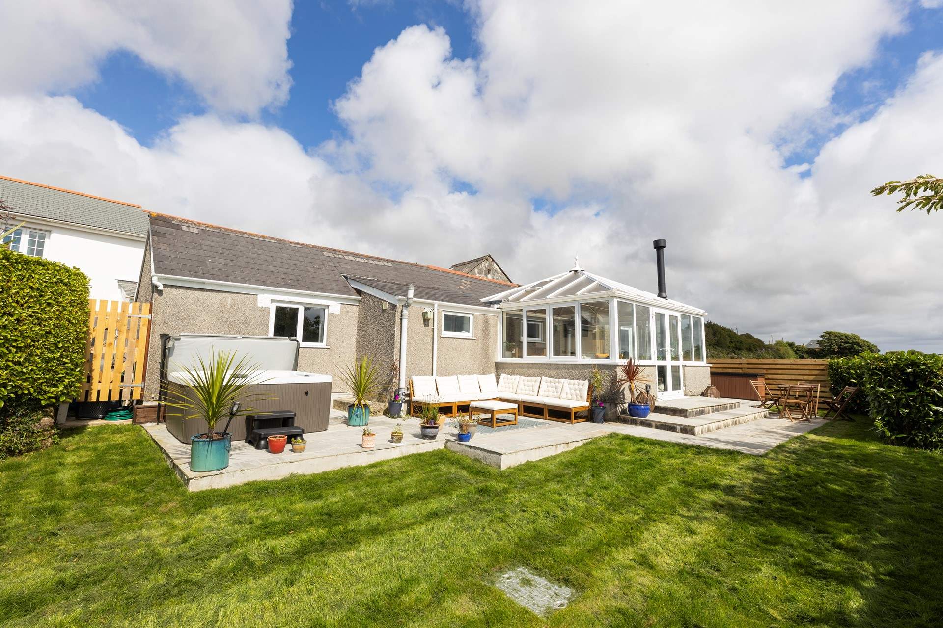 What a suntrap and a lovely spot to relax after a day exploring. Valley View is ever so private and tucked away from the owners' hous